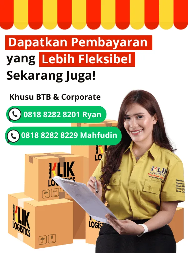 btb klik logistics omset selangit