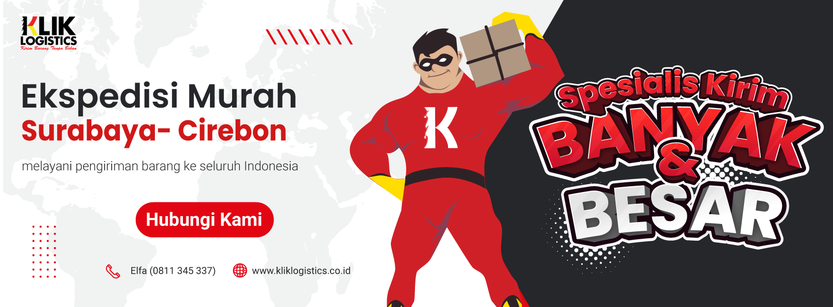 jasa ekspedisi surabaya cirebon tarif termurah 2022 klik logistics