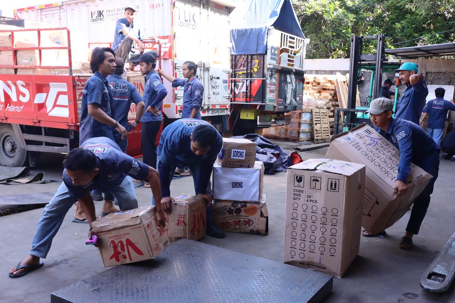 jasa ekspedisi tangerang mataram murah klik logistics