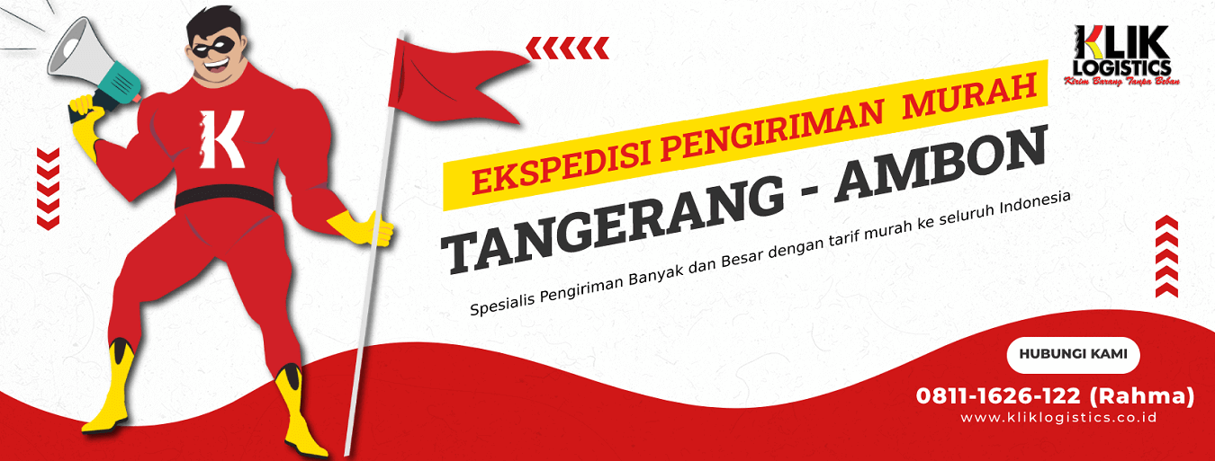 jasa ekspedisi tangerang ambon murah klik logistics