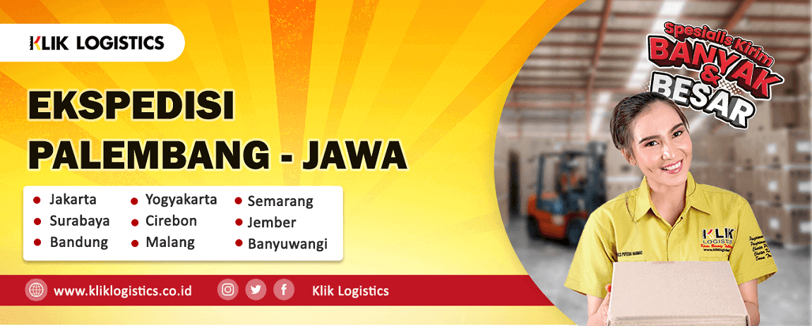 jasa ekspedisi cargo dari palembang ke jawa murah klik logistics