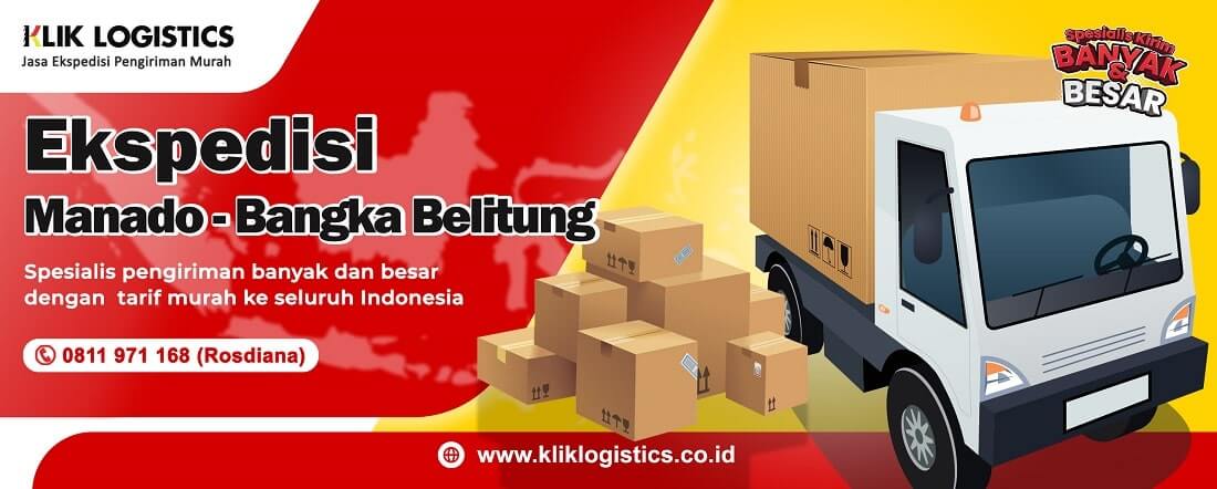 ekspedisi manado bangka belitung