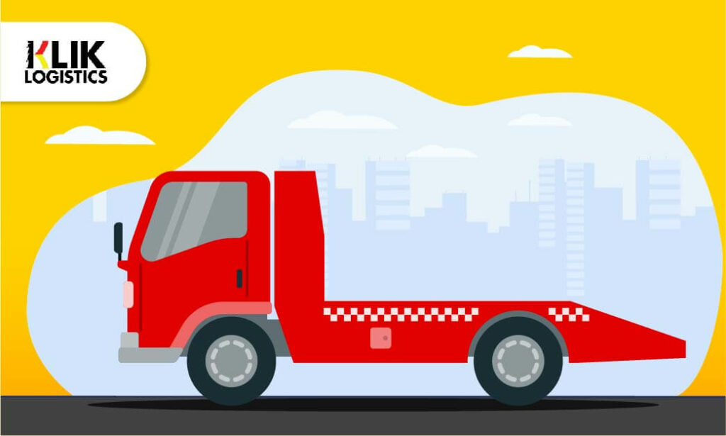 towing car