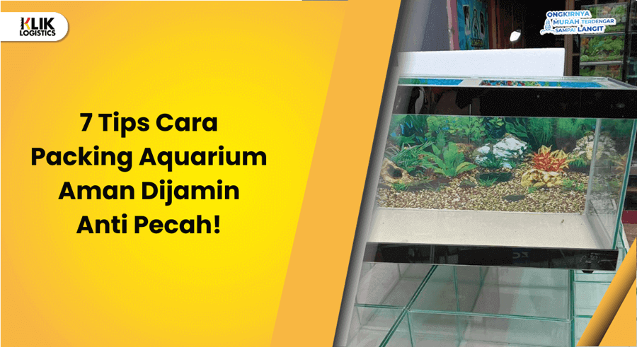 cara packing aquarium