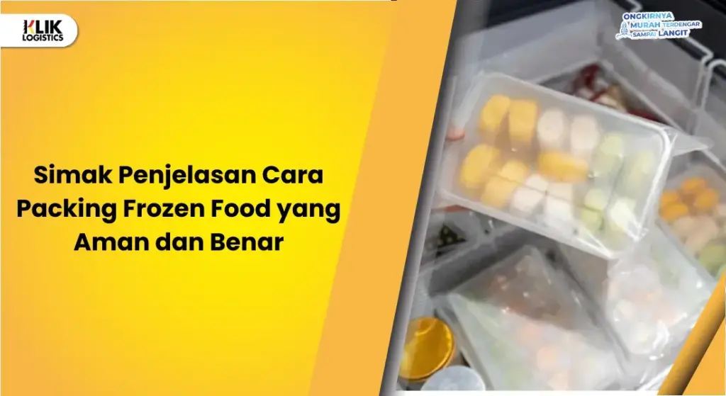 cara packing frozen food 