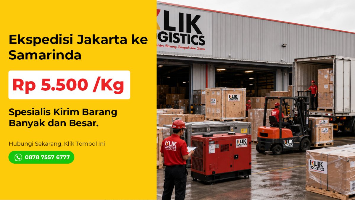 ekspedisi jakarta samarinda klik logistics